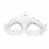 Oogmasker Venetie Met Glimmende Stenen Wit