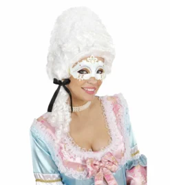 Oogmasker Venetie Met Glimmende Stenen Wit -DuivelDesigns Winkel 11654 c