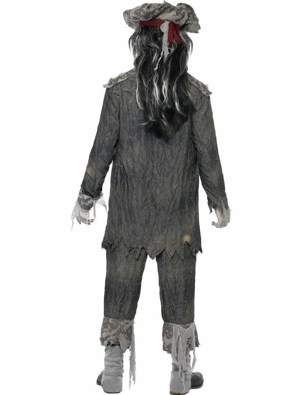 Mannen Zombie Piraat Kostuum Halloween Man 3 Mannen Zombie Piraat Kostuum Halloween Man - Afbeelding 3