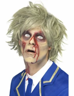 Grijze Zombie Pruik