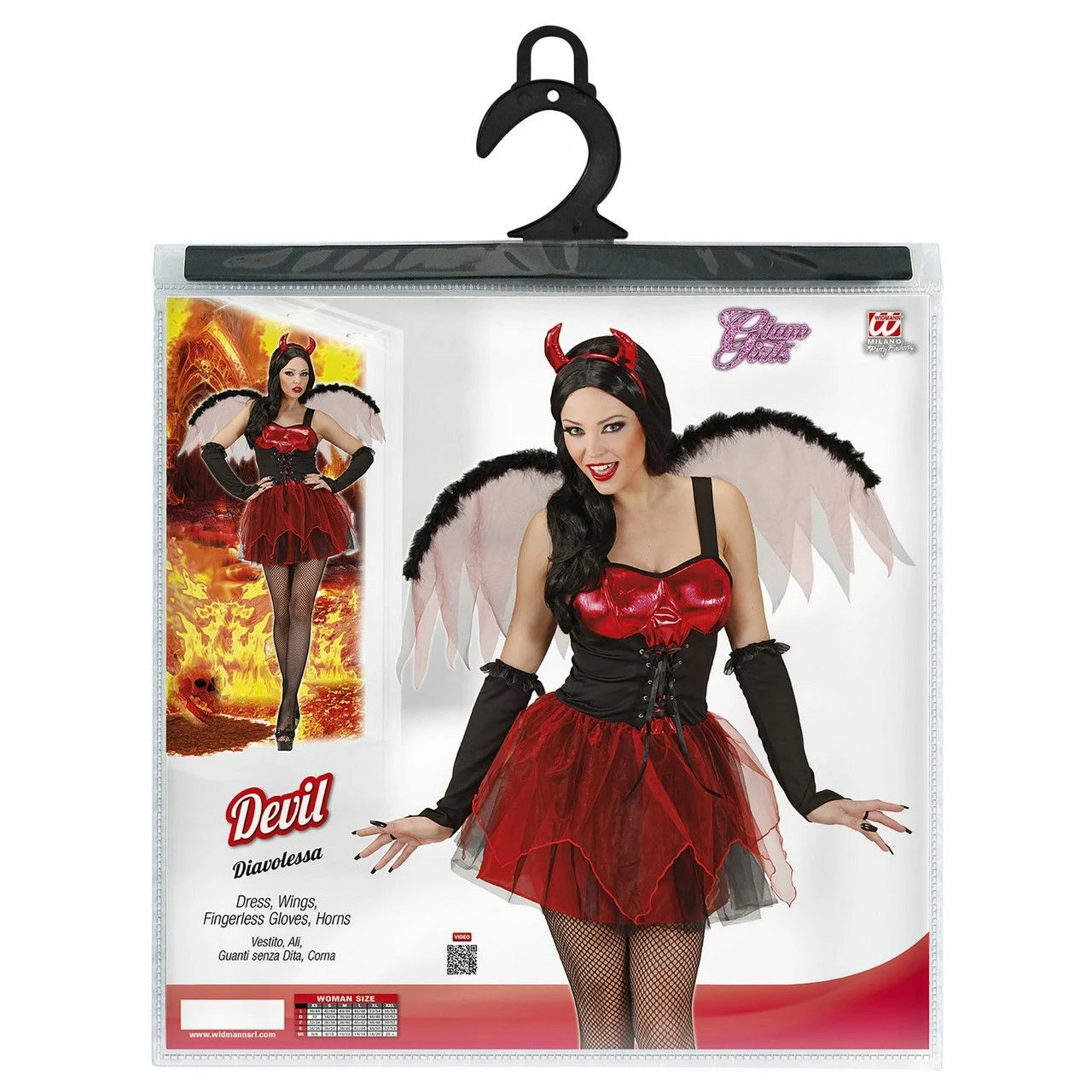 Sexy Duivel Met Vleugels Vrouw Kostuum 3 Sexy Duivel Met Vleugels Vrouw Kostuum - Afbeelding 3