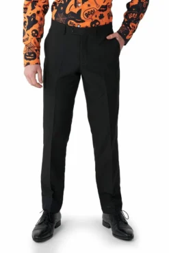 Halloween Icons Oranje Zwart Overhemd Man -DuivelDesigns Winkel cssm 1012 4 11