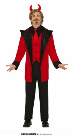Deftige Meneer Duivel Man Kostuum