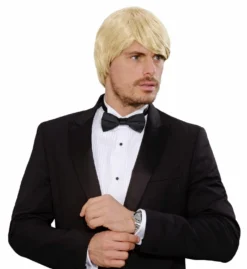 Pruik Smoking Simon Blond