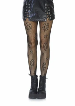 Net Panty Met Occulte Symbolen Halloween