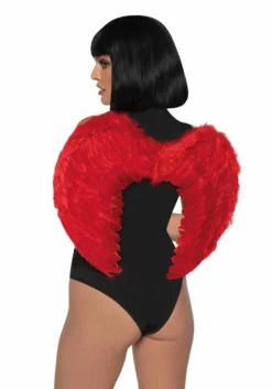 Rode Duivelse Vleugels Met Veren -DuivelDesigns Winkel leg 2020 2776 003 3 8