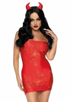 Zo Heet Als Vuur Duivel Vrouw Kostuum