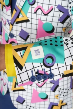 90s Memphis Master Saved By The Bell Opposuit Man Kostuum -DuivelDesigns Winkel osui 0128 6 17