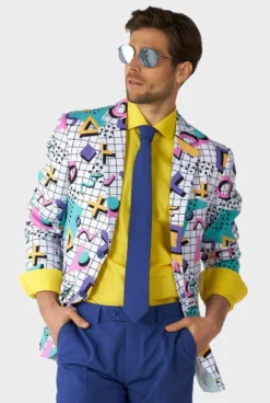 90s Memphis Master Saved By The Bell Opposuit Man Kostuum -DuivelDesigns Winkel osui 0128 9 17