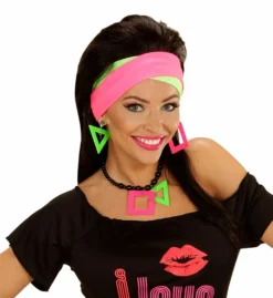 Eighties Ketting En Oorbellen Neon Kleur -DuivelDesigns Winkel wdm1014 05838 f 1