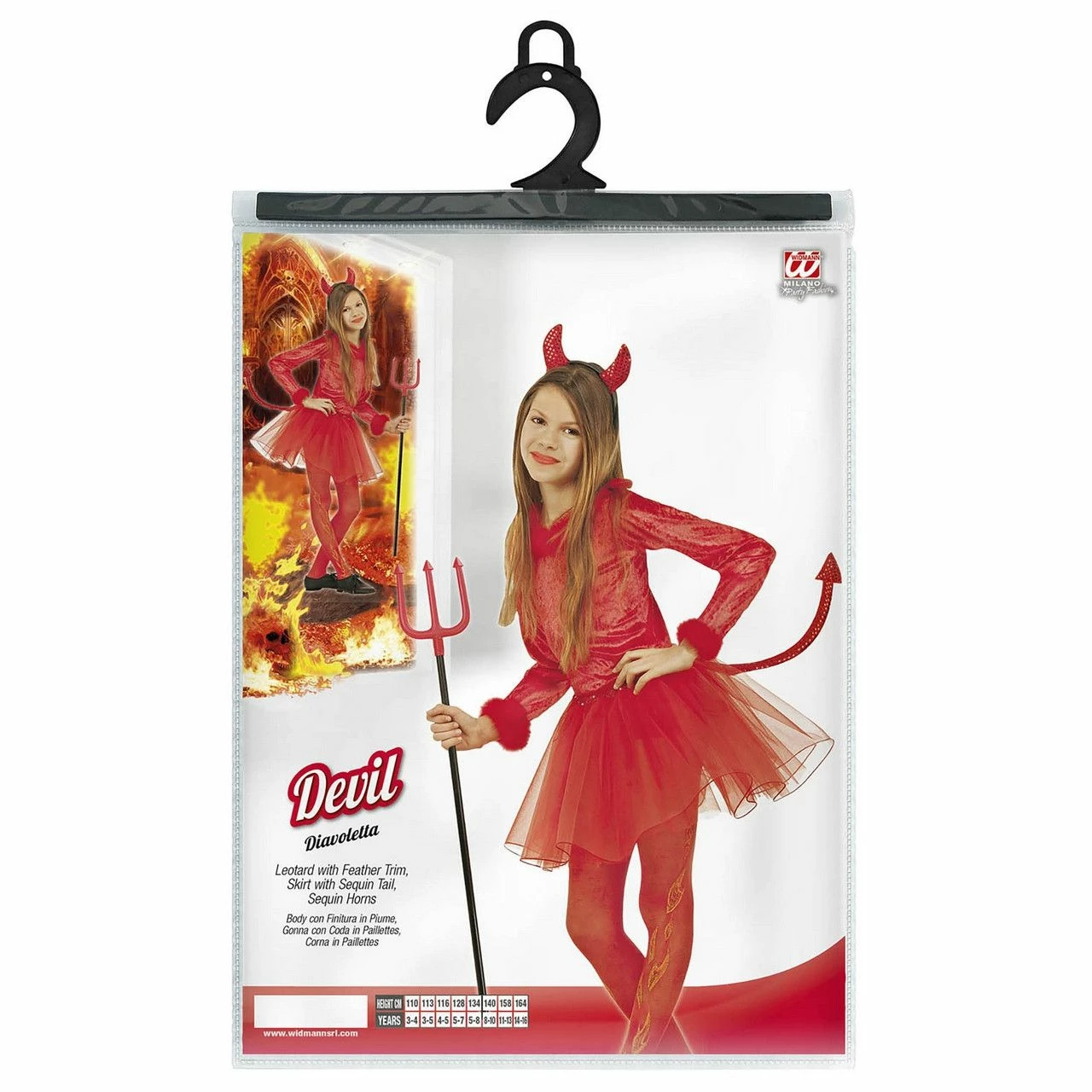 Duivels Meisje Dancing Devil Kostuum 2 Duivels Meisje Dancing Devil Kostuum - Afbeelding 2