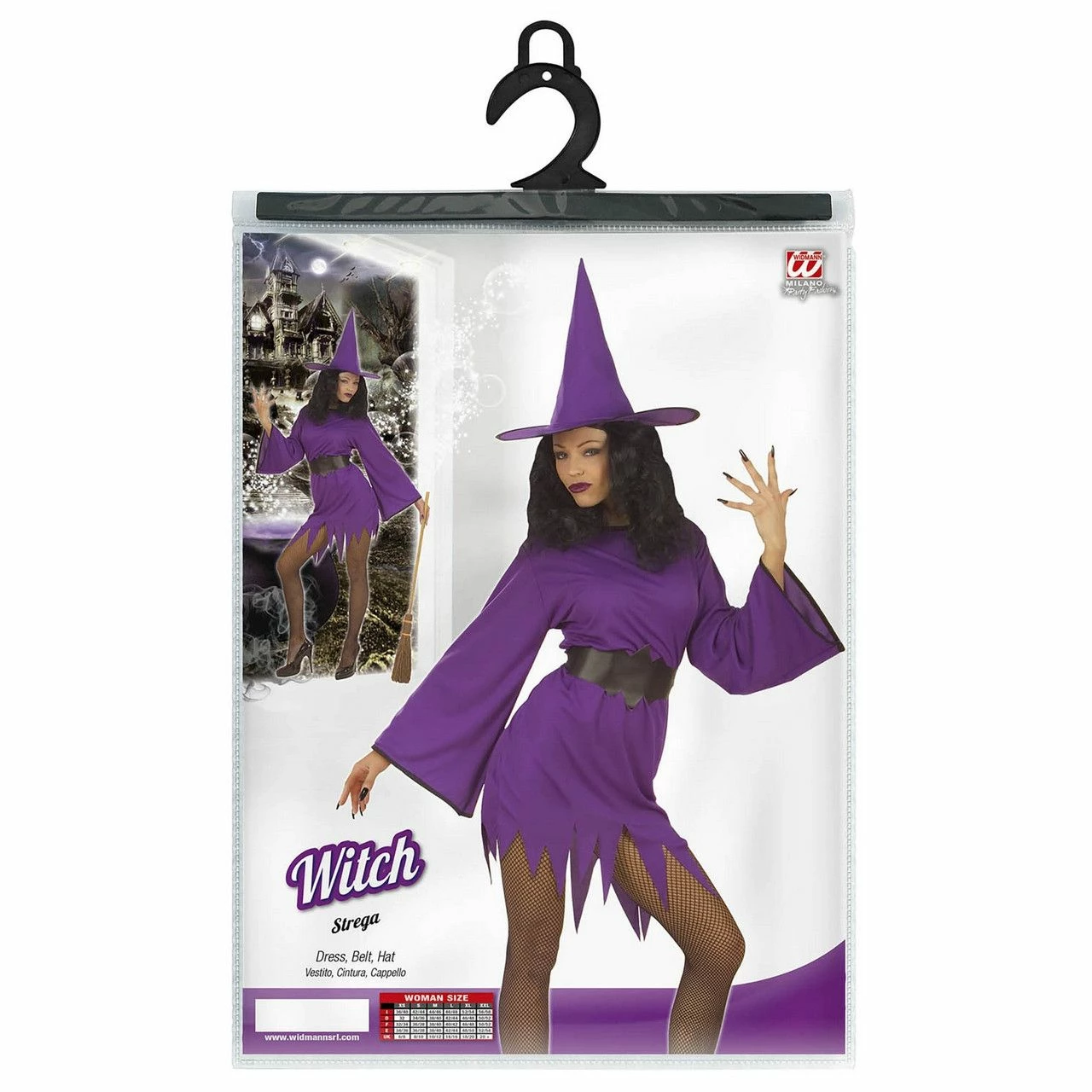 Chique Heks Kostuum Vrouw 2 Chique Heks Kostuum Vrouw - Afbeelding 2