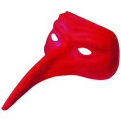 Commedia Dellarte Venetiaans Masker, Rood