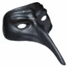 Commedia Dellarte Venetiaans Masker, Zwart