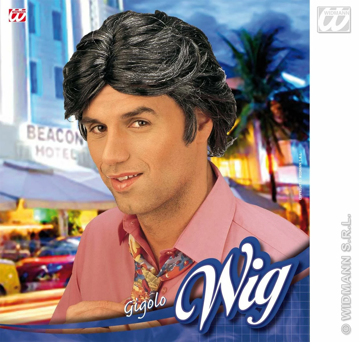 Pruik, Gigolo 2 Pruik, Gigolo - Afbeelding 2