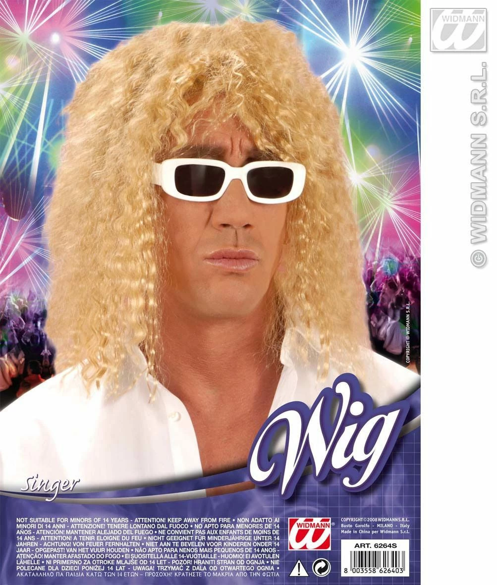 Pruik, Zanger 2 Pruik, Zanger - Afbeelding 2