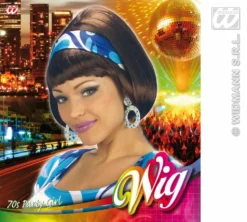 Pruik, Party Girl 70s Met Hoofdband 5 Pruik, Party Girl 70s Met Hoofdband -DuivelDesigns Winkel wdm1014 6377r c 2