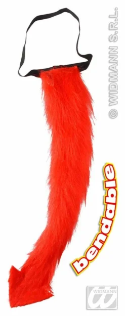 Pluche Duivelstaart, Rood