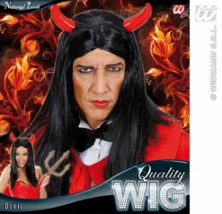 Pruik, Duivel -DuivelDesigns Winkel wdm1014 d0574 f