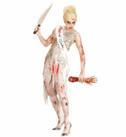 Bloederige Beauty Zombie Miss World Vrouw Kostuum -DuivelDesigns Winkel wdm1516 4947 f 11