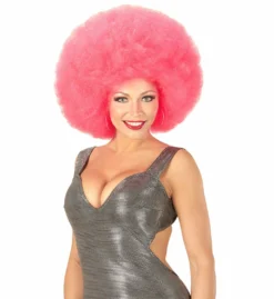 Soul Diva Pruik, Afro Extra Groot Roze -DuivelDesigns Winkel wdm1617 04675 c 1