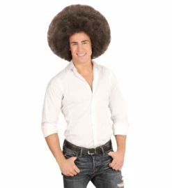 Soul Diva Pruik, Afro Extra Groot Koffie Kleur -DuivelDesigns Winkel wdm1617 04683 c 1