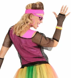 Eighties Visnetshirt Zwart -DuivelDesigns Winkel wdm1617 91704 c 3