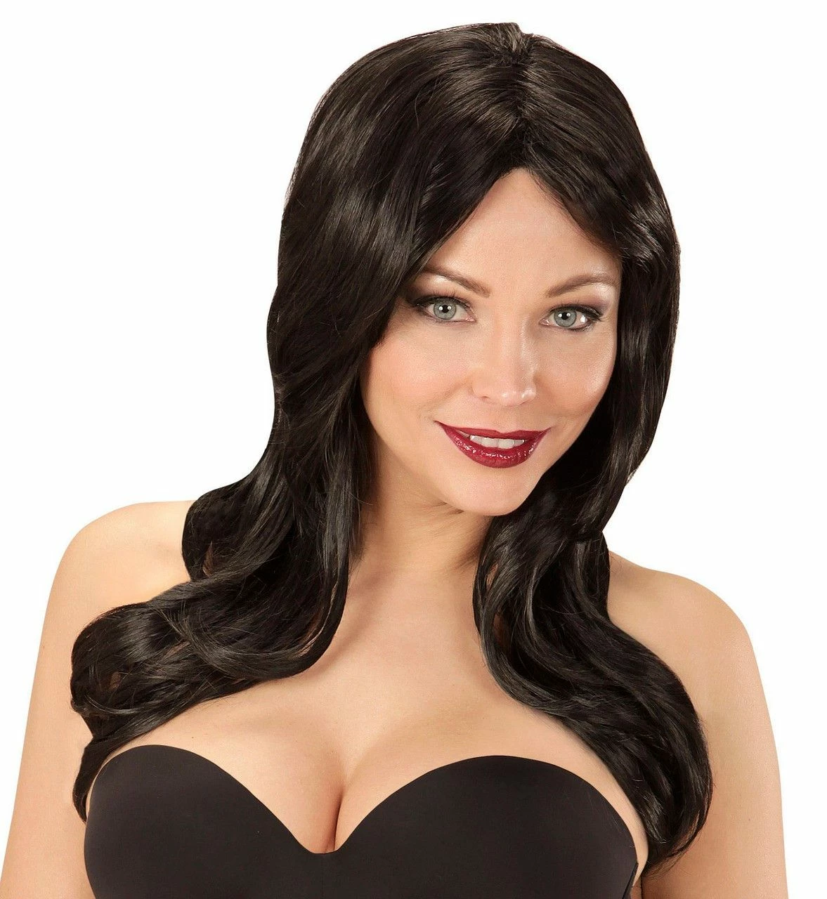 Pruik Lindsay Holan Zwart 1 Pruik Lindsay Holan Zwart