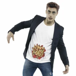 T-Shirt Met 3d Ingewanden Man