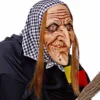 Lelijke Heks Masker Met Hoofddoek