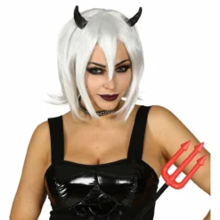 Cosplay Demoon Pruik Met Horentjes -DuivelDesigns Winkel wdm 2019 04457 3