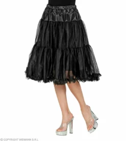 Knielange Tulle Rok Petticoat 65 Centimeter, Zwart Vrouw -DuivelDesigns Winkel wdm 2021 10351 3 2
