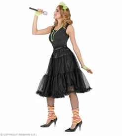 Knielange Tulle Rok Petticoat 65 Centimeter, Zwart Vrouw -DuivelDesigns Winkel wdm 2021 10351 4 2