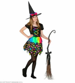 Gekleurde Polkadot Heks Henrika Meisje Kostuum -DuivelDesigns Winkel wdm 2021 1040 3 2