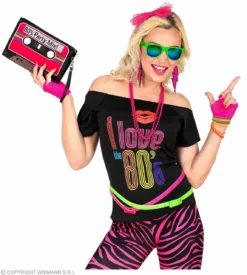 Jaren 80 Popstar Miley Set, Neon Roze -DuivelDesigns Winkel wdm 2021 29363 3 1