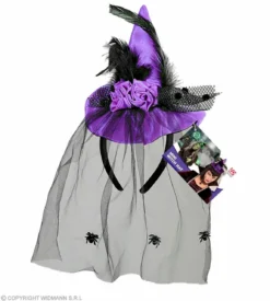 Paarse Mini Heksenhoed Met Sluier -DuivelDesigns Winkel wdm 2021 75732 3 2