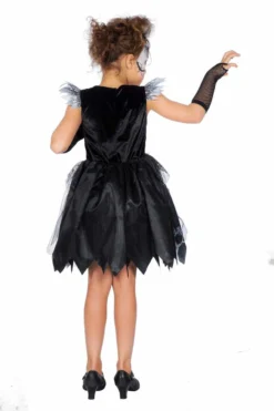 Griezelig Halloween Spinnenweb Meisje Kostuum -DuivelDesigns Winkel wlb2019 3782 3 12