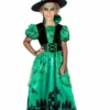 Green Witch Spookhuis Heks Meisje Kostuum